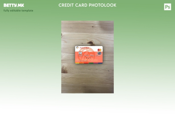 Модерен стил Молдавија ПроКредит банка Мастеркард фото изглед преден шаблон